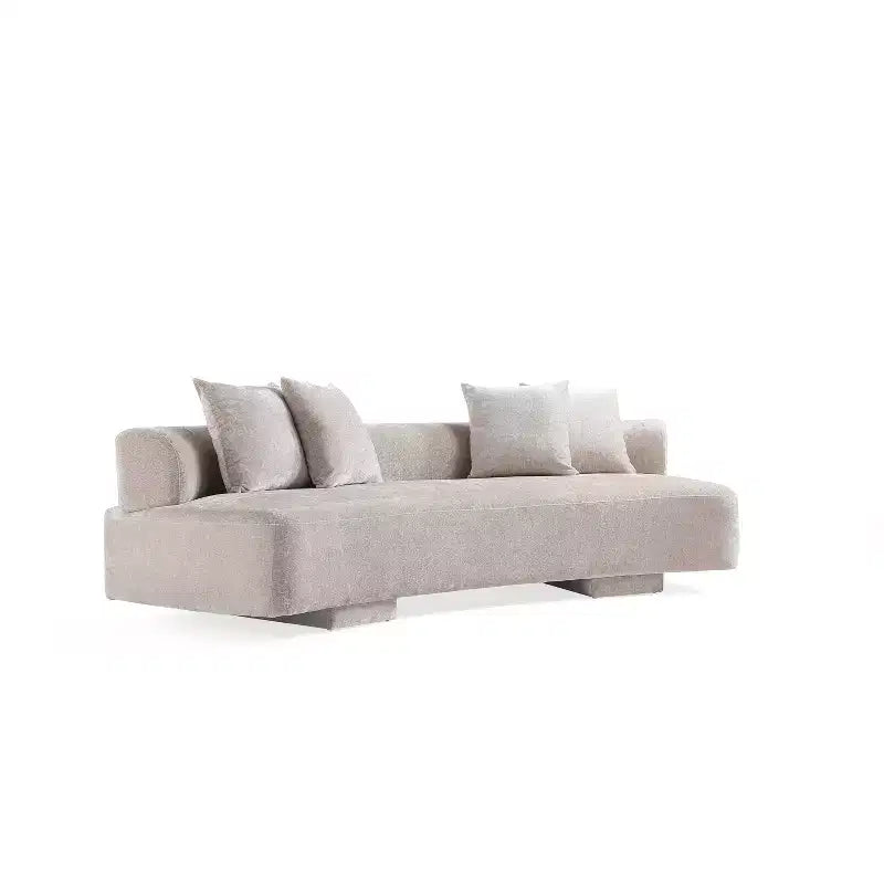 Manhattan Comfort 112" Verandah - Divano XL moderno rivestito in ciniglia