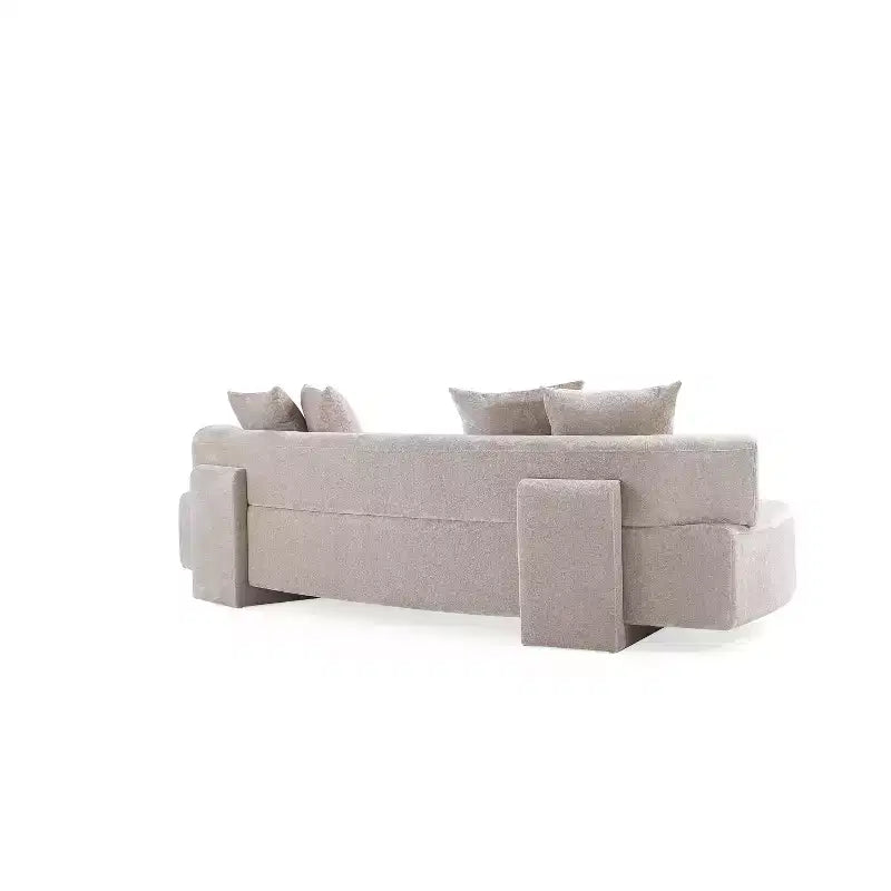 Manhattan Comfort 112" Verandah - Divano XL moderno rivestito in ciniglia