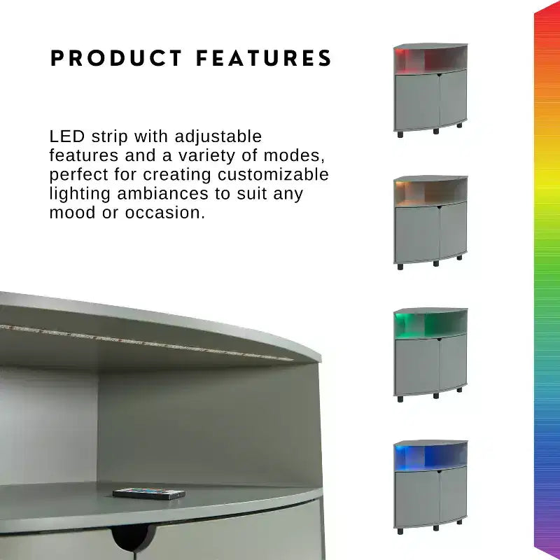 miBasics Oahu Mobile angolare con luci LED