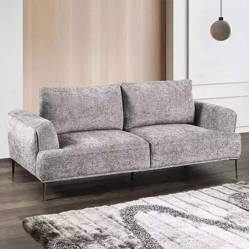 HOMES: Inside + Out Divano Tubera 81" in ciniglia, cuscino a T, reclinabile imbottito con schienale allungabile