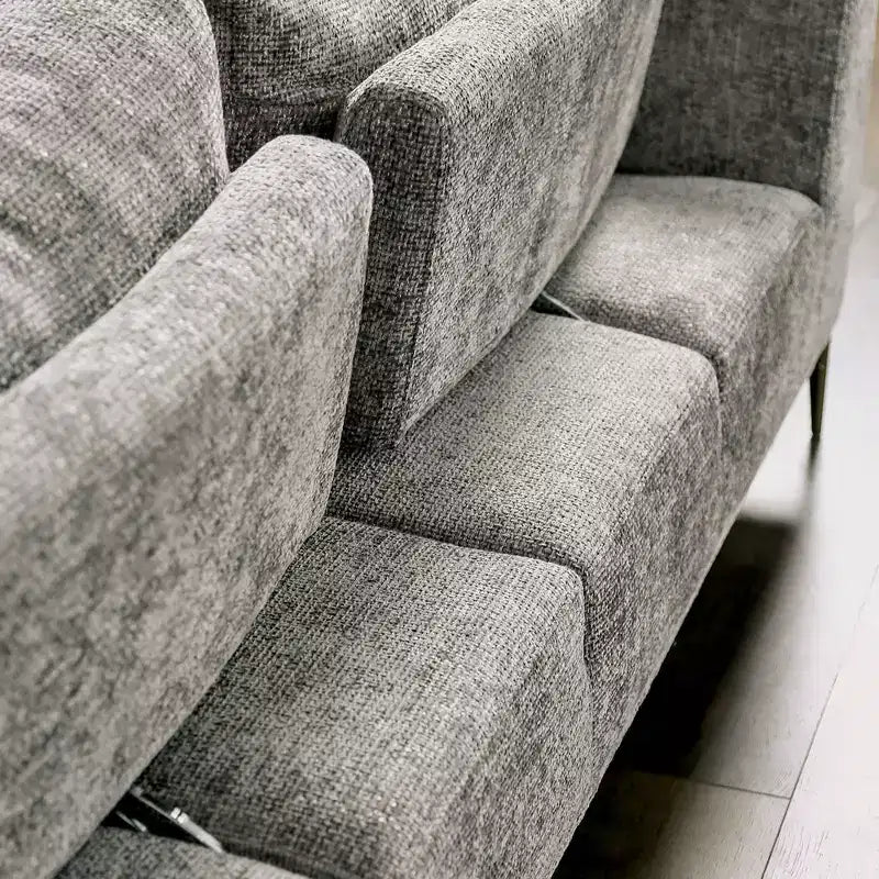 HOMES: Inside + Out Divano Tubera 81" in ciniglia, cuscino a T, reclinabile imbottito con schienale allungabile