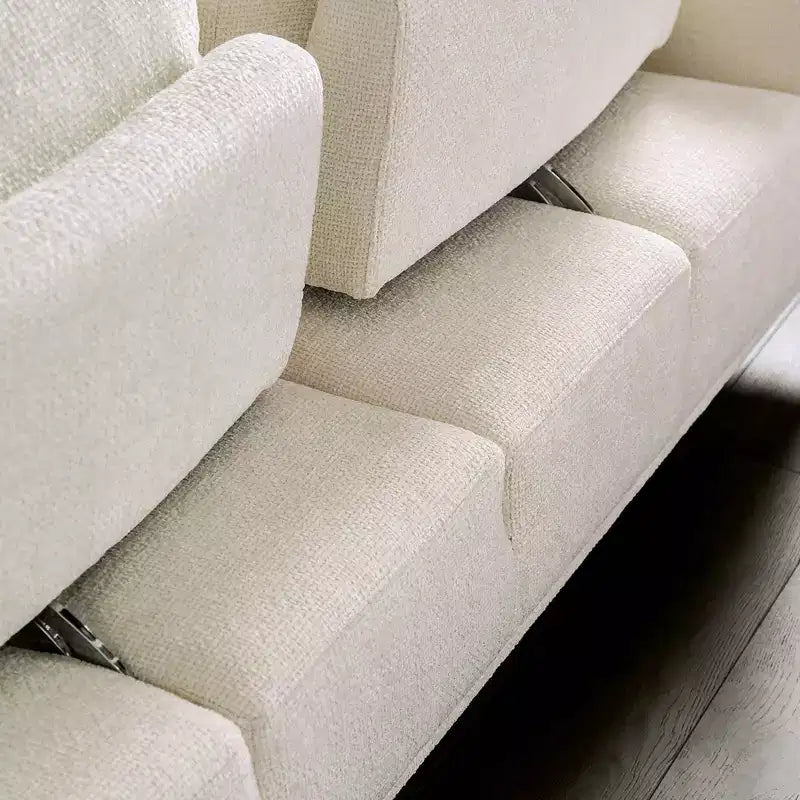 HOMES: Inside + Out Divano Tubera 81" in ciniglia, cuscino a T, reclinabile imbottito con schienale allungabile
