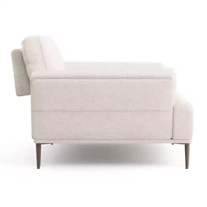 HOMES: Inside + Out Divano Tubera 81" in ciniglia, cuscino a T, reclinabile imbottito con schienale allungabile