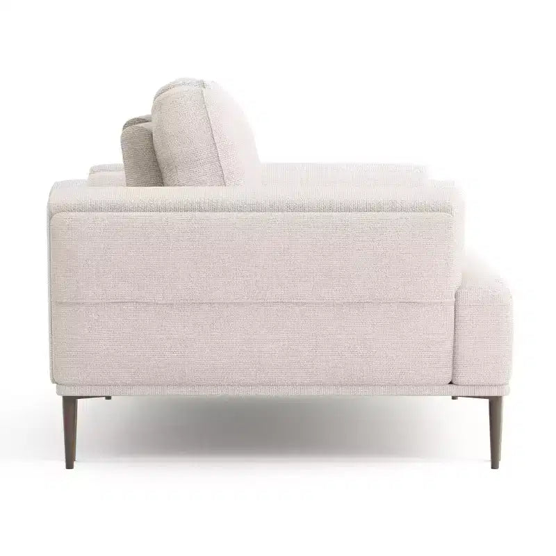 HOMES: Inside + Out Divano Tubera 81" in ciniglia, cuscino a T, reclinabile imbottito con schienale allungabile
