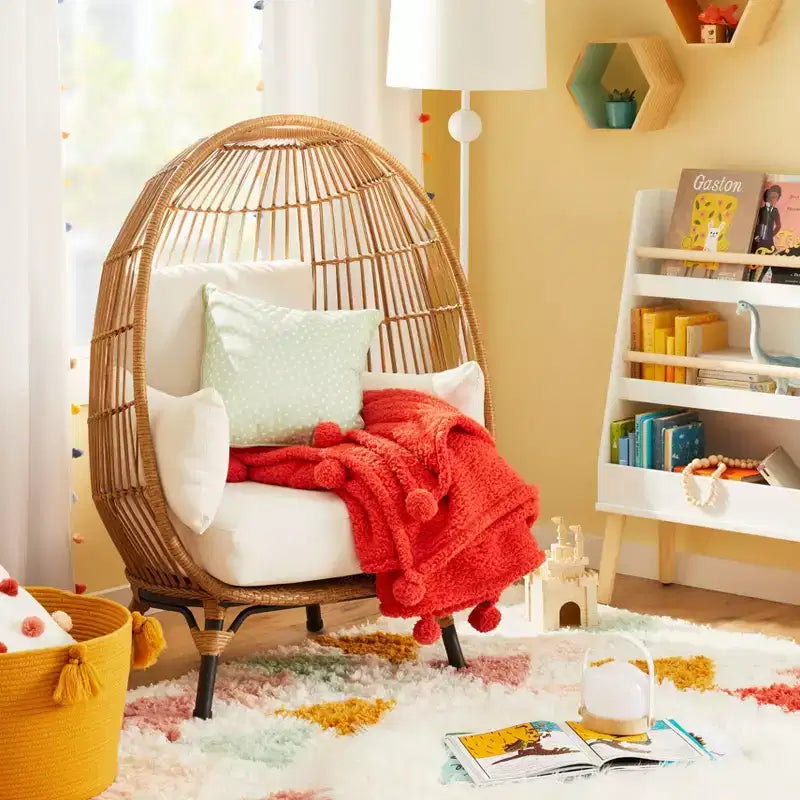 Libreria moderna alta a tre ripiani per bambini - Pillowfort