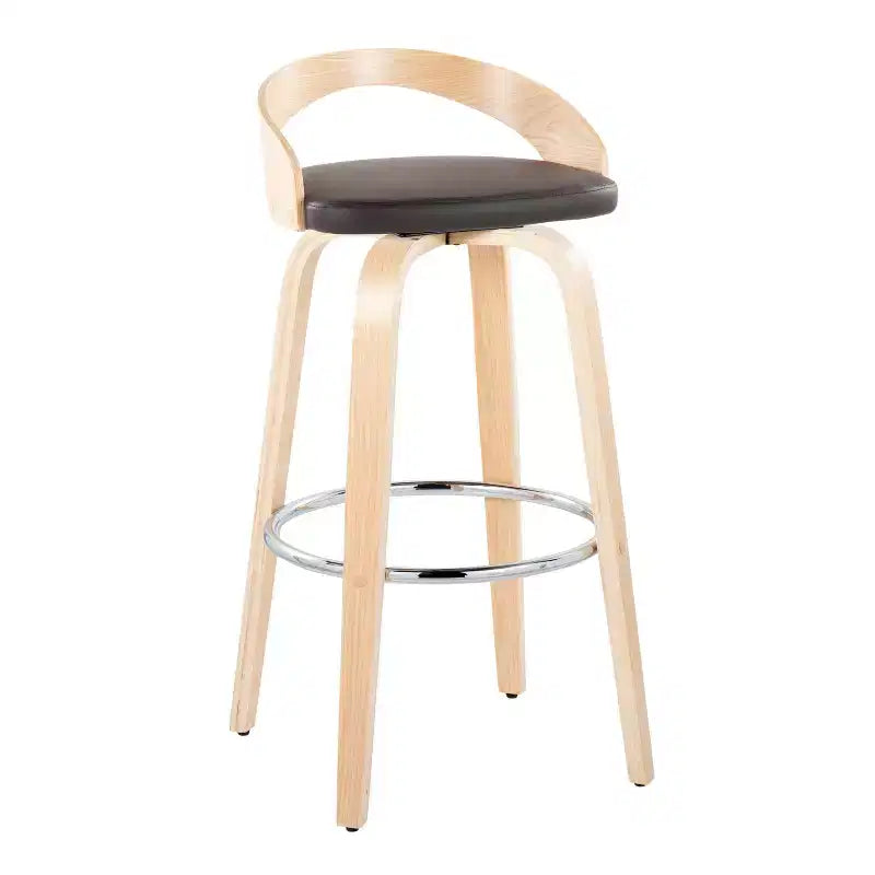 LumiSource Set di 2 Sgabelli da Bar Girevoli Grotto da 30"