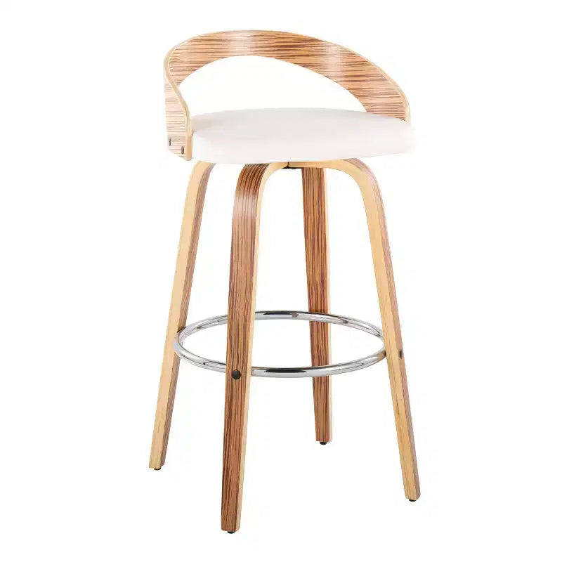 LumiSource Set di 2 Sgabelli da Bar Girevoli Grotto da 30"