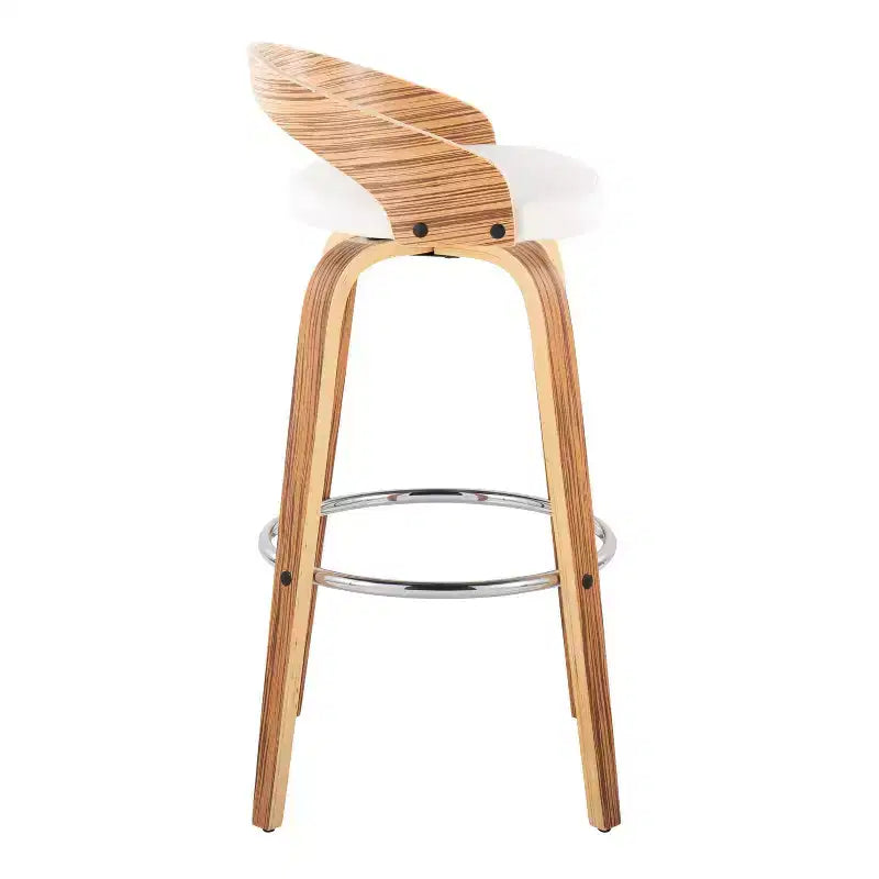 LumiSource Set di 2 Sgabelli da Bar Girevoli Grotto da 30"