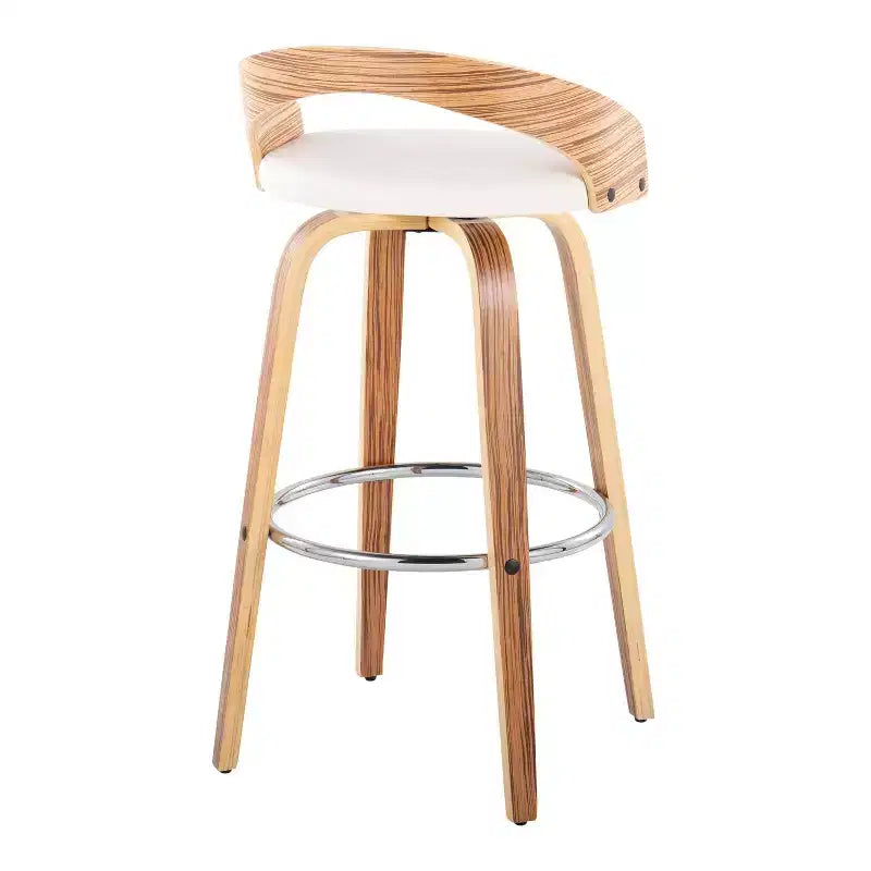 LumiSource Set di 2 Sgabelli da Bar Girevoli Grotto da 30"