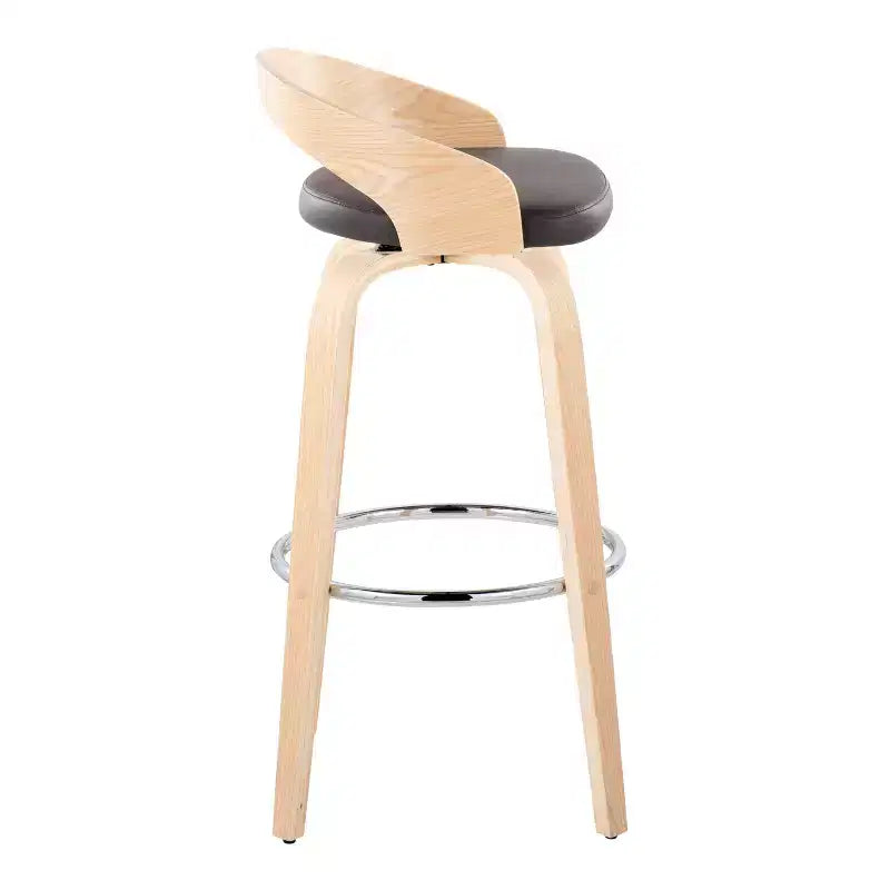 LumiSource Set di 2 Sgabelli da Bar Girevoli Grotto da 30"