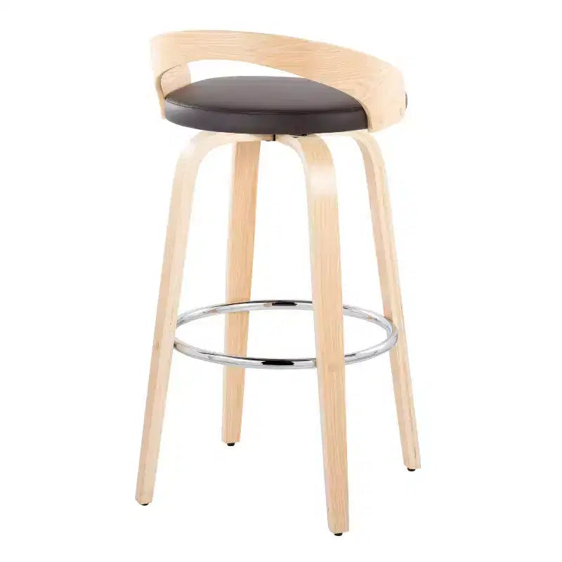 LumiSource Set di 2 Sgabelli da Bar Girevoli Grotto da 30"