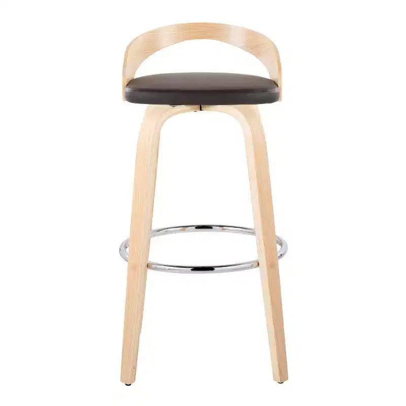 LumiSource Set di 2 Sgabelli da Bar Girevoli Grotto da 30"