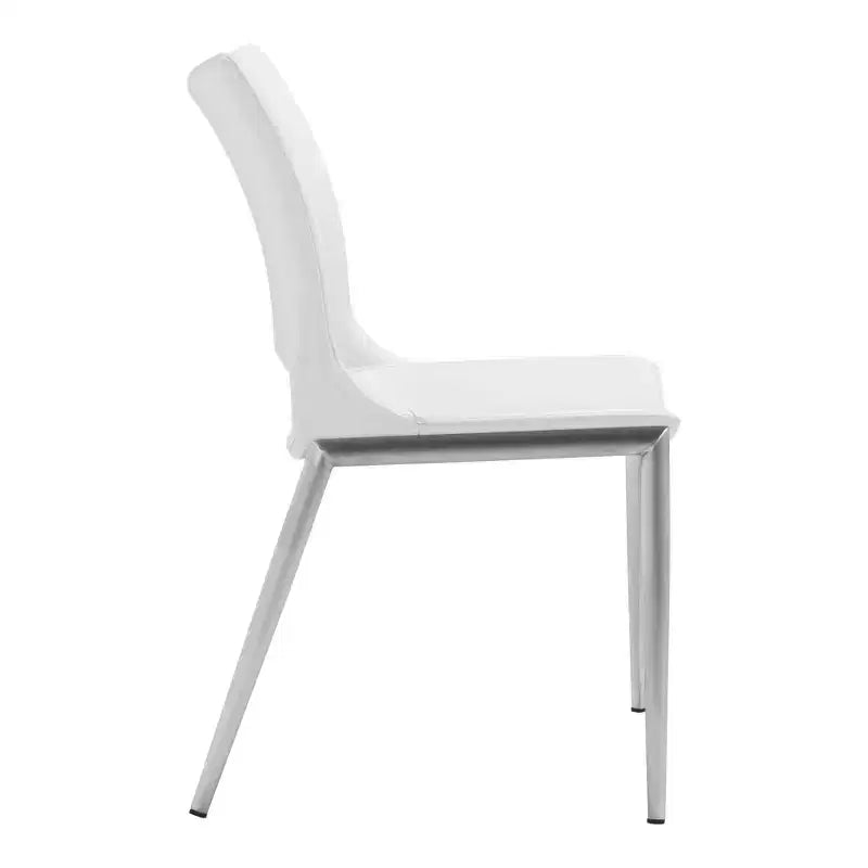 Set di 2 sedie da pranzo Geary - ZM Home: Imbottite, struttura in acciaio