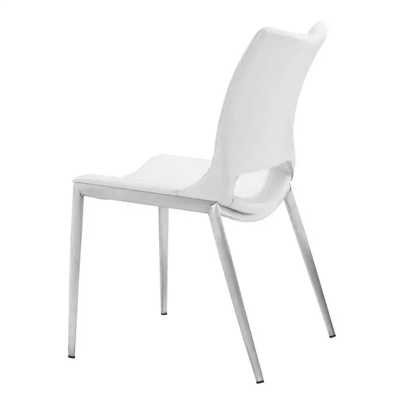 Set di 2 sedie da pranzo Geary - ZM Home: Imbottite, struttura in acciaio