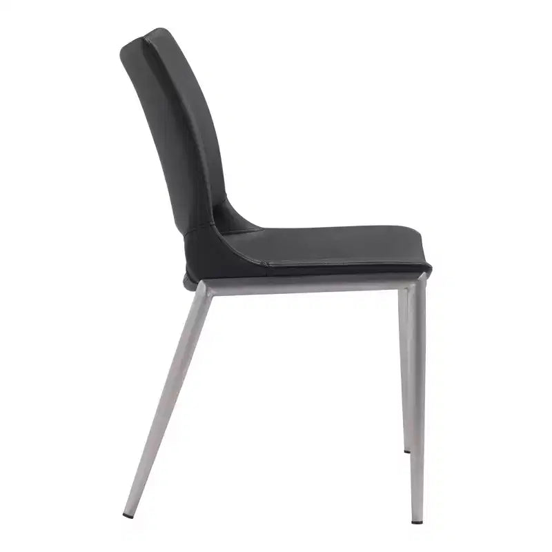 Set di 2 sedie da pranzo Geary - ZM Home: Imbottite, struttura in acciaio