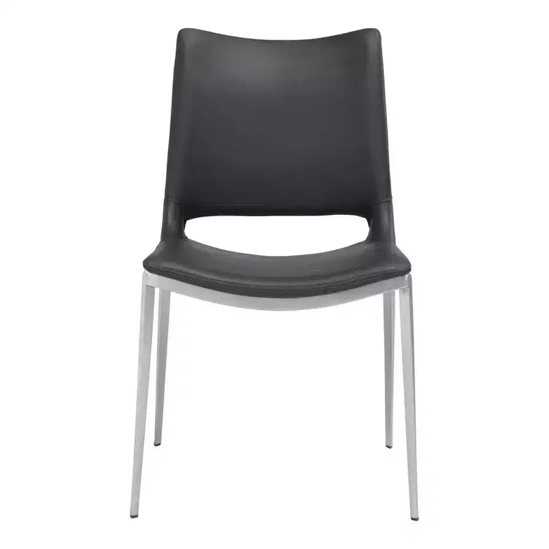 Set di 2 sedie da pranzo Geary - ZM Home: Imbottite, struttura in acciaio