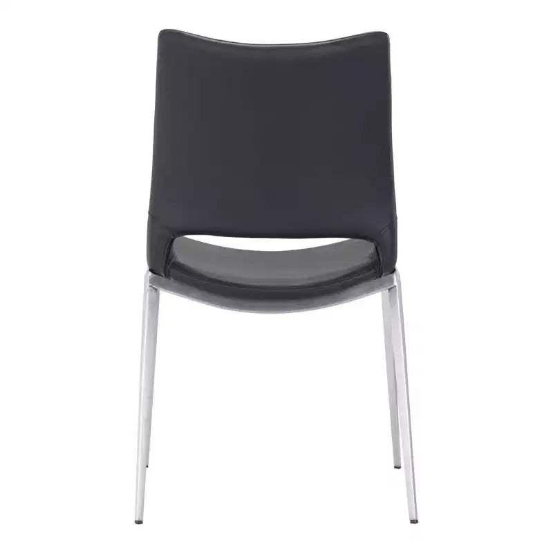 Set di 2 sedie da pranzo Geary - ZM Home: Imbottite, struttura in acciaio