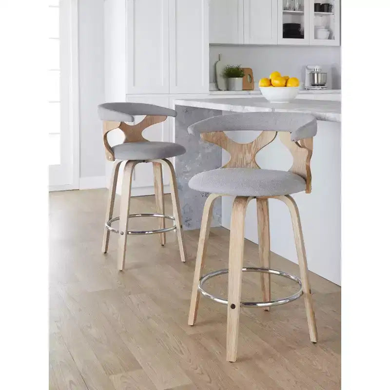 Set di 2 sgabelli da bar Gardenia altezza bancone - LumiSource