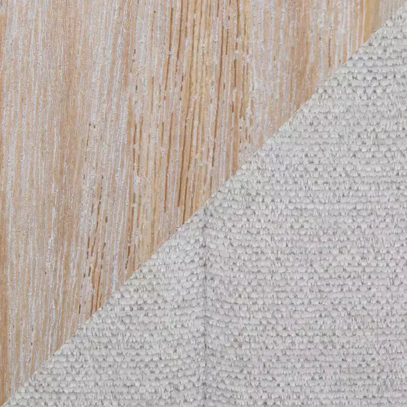 LumiSource Set di 2 Sgabelli Hannah Altezza Bancone Legno Bianco Anticatura